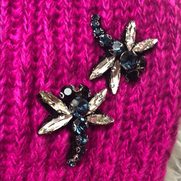 ‼️‼️ FINAL SALE ‼️‼️ Dragonfly Embellished Beanie - Picture 2 of 3